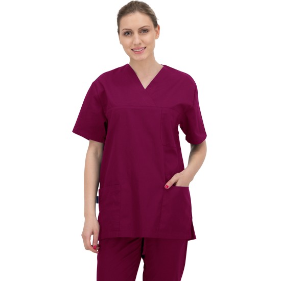 Tunică medicala unisex de lucru ANGEL I Bordou