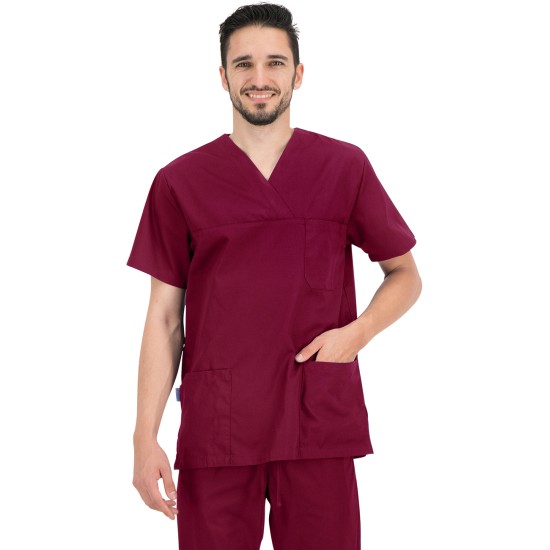 Tunică medicala unisex de lucru ANGEL I Bordou