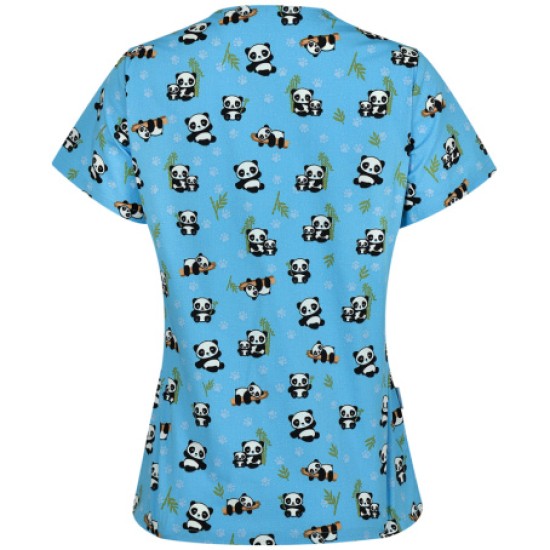 Bluza medicala imprimata BAMBINA | Pandă