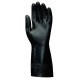 Мanusi protectie chimica | Latex ULTRANEO 420 | Negru