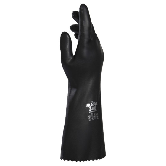 Mănuși de lucru din neopren | Latex ULTRANEO 340 | Negru