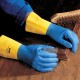Mănuș de protectiei de lucru din neopren | Latex ALTO 405 | Albastru | Galben